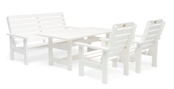Hillerstorp Herrgård pöytä 90 x 165 cm - Valkoinen - Puutarhakalusteet - Terassipöydät - Ruokapöytä terassille
