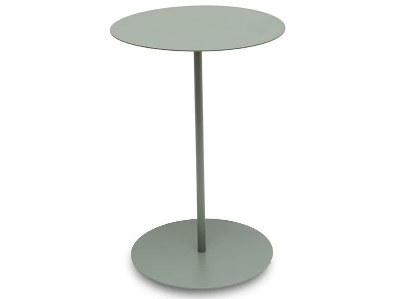 Hillerstorp Jet set sivupöytä Ø45x67 cm, Harmaanvihreä