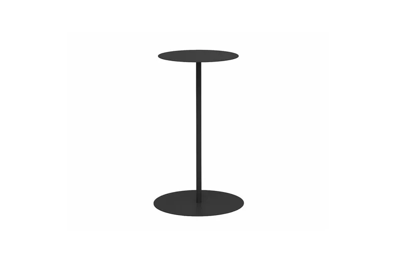 Hillerstorp Jet Set sivupöytä ulkokäyttöön Ø35x67 cm musta, Musta