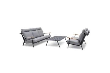 Hillerstorp Kungshult ulkopöytä 81 x 140 cm harmaa - Puutarhakalusteet - Terassipöydät - Sivupöydät ulos