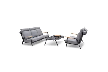 Hillerstorp Kungshult ulkopöytä 81 x 140 cm harmaa - Puutarhakalusteet - Terassipöydät - Sivupöydät ulos