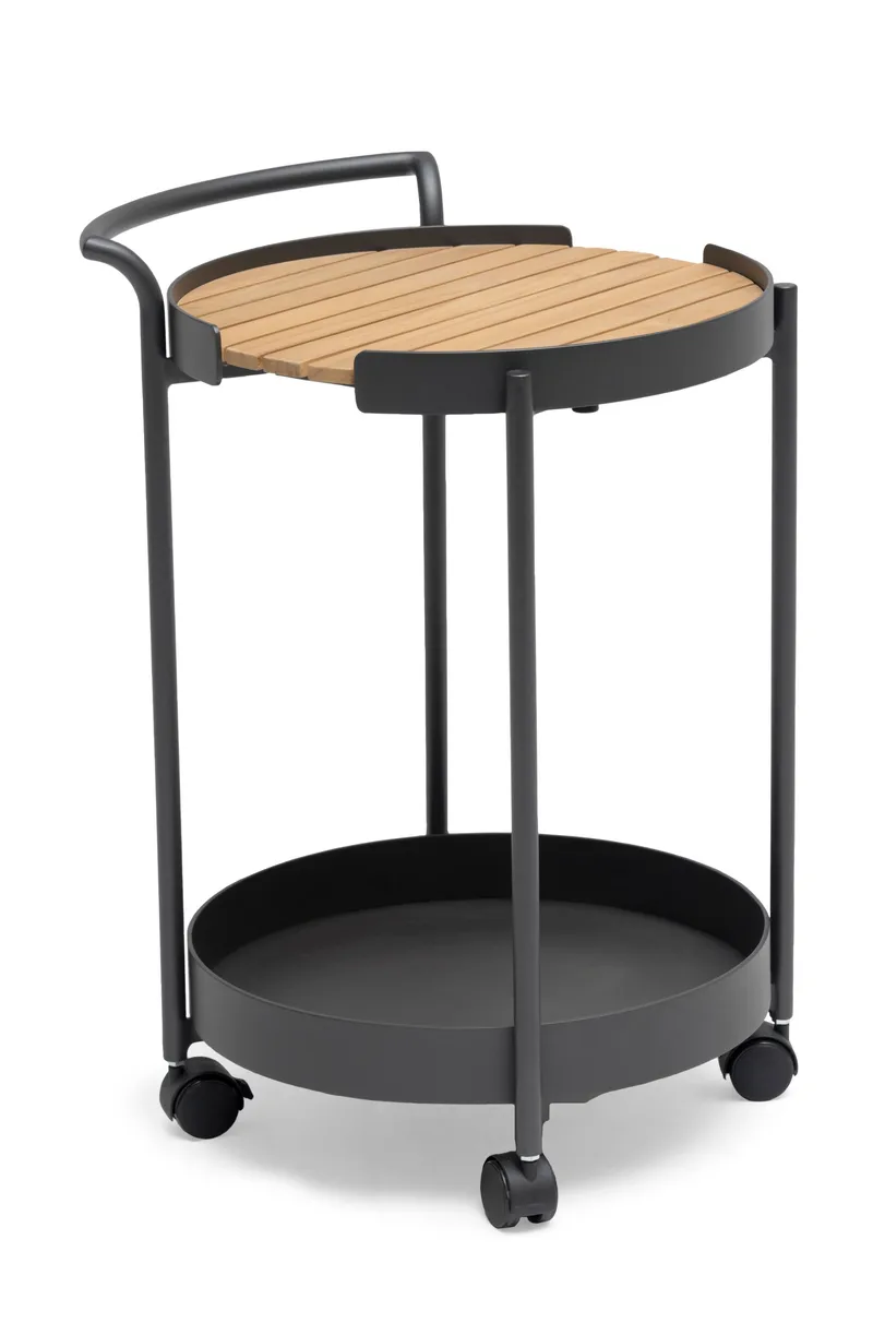 Hillerstorp Lindeby tarjoiluvaunu, Tummanharmaa