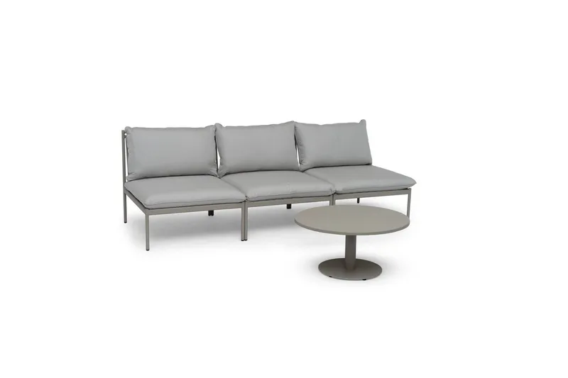 Hillerstorp Näsby ulkosohvapöytä Ø80 cm hiekka, Hiekka