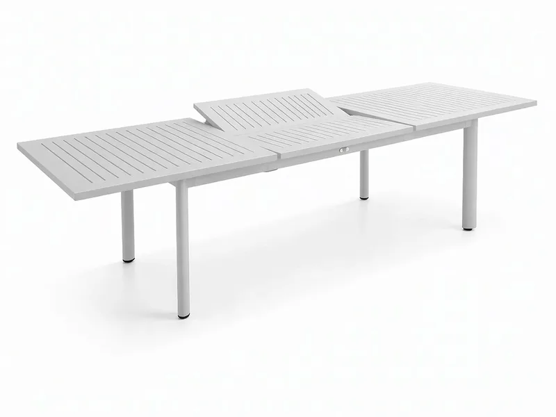 Hillerstorp Nydala ulkopöytä 96 x 200/280 cm valkoinen, Valkoinen