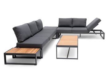 Hillerstorp Oxelunda ulkopöytä 113 x 55 cm harmaa - Harmaa - Puutarhakalusteet - Terassipöydät - Sivupöydät ulos