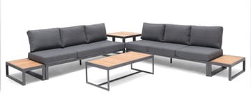 Hillerstorp Oxelunda ulkopöytä 113 x 55 cm harmaa - Harmaa - Puutarhakalusteet - Terassipöydät - Sivupöydät ulos