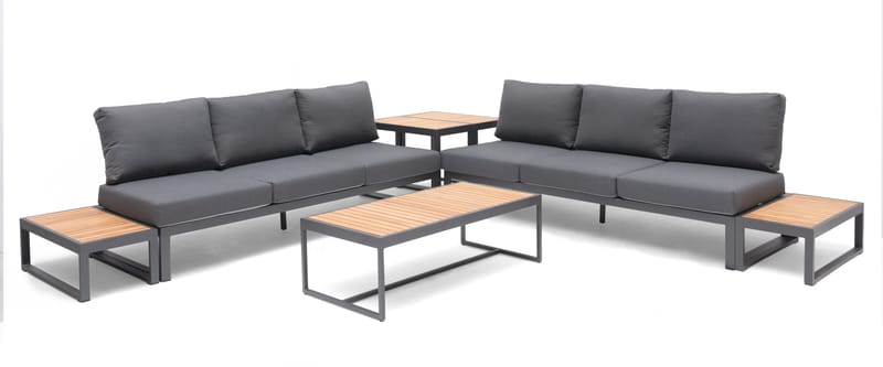Hillerstorp Oxelunda ulkopöytä 113 x 55 cm harmaa - Harmaa - Puutarhakalusteet - Terassipöydät - Sivupöydät ulos