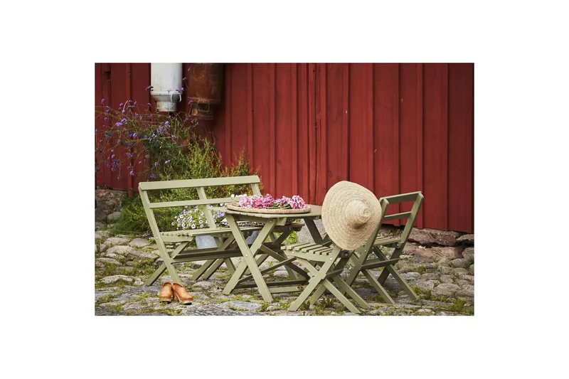 Hillerstorp Torpet ulkopöytä 109x67 cm antiikinvihreä - Antiikinvihreä - Puutarhakalusteet - Terassipöydät - Ruokapöytä terassille