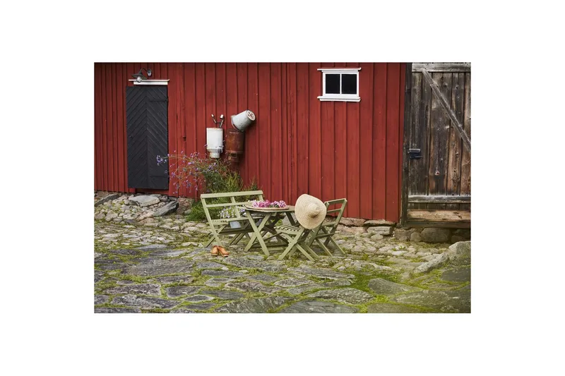 Hillerstorp Torpet ulkopöytä 109x67 cm antiikinvihreä - Antiikinvihreä - Puutarhakalusteet - Terassipöydät - Ruokapöytä terassille