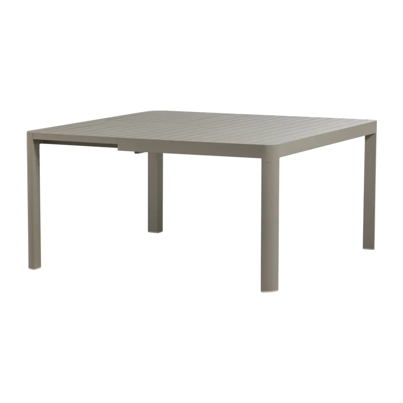 Jatkettava ruokapöytä Ovara 150 cm ulkokäyttöön, Hiekka