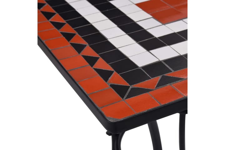 3-osainen mosaiikkibistrosarja keramia terrakotta & - Ruskea - Kahvilapöytä