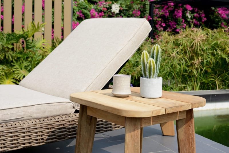 Barbados Sohvapöytä 50 cm - Puu/Luonnonväri - Puutarhakalusteet - Terassipöydät - Kahvilapöytä