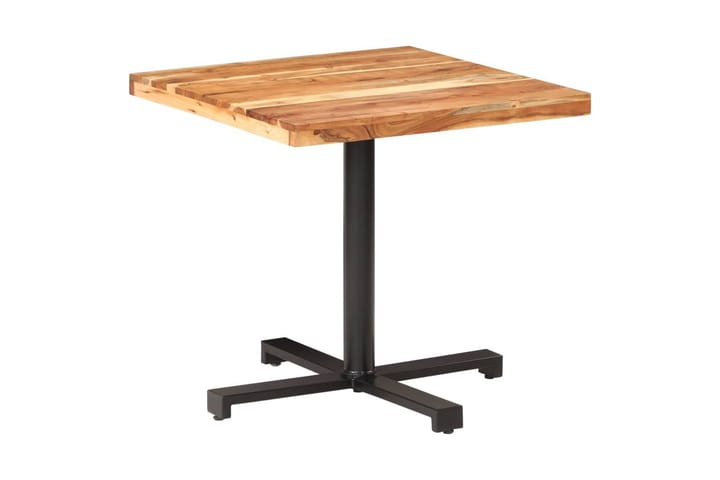 Bistropöytä 80x80x75 cm täysi akaasiapuu - Ruskea - Kahvilapöytä