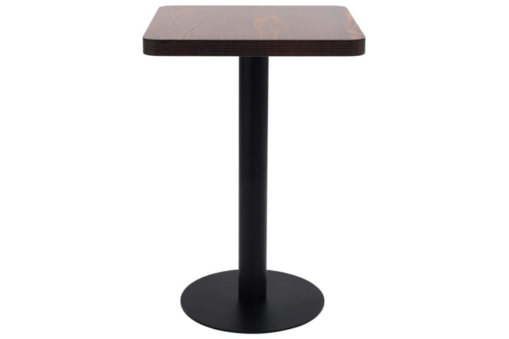 Bistropöytä tummanruskea 50x50 cm MDF - Kahvilapöytä