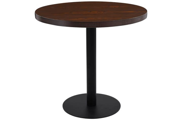 Bistropöytä tummanruskea 80 cm MDF - Kahvilapöytä