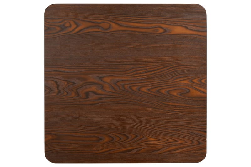Bistropöytä tummanruskea 80x80 cm MDF - Ruskea - Puutarhakalusteet - Terassipöydät - Kahvilapöytä