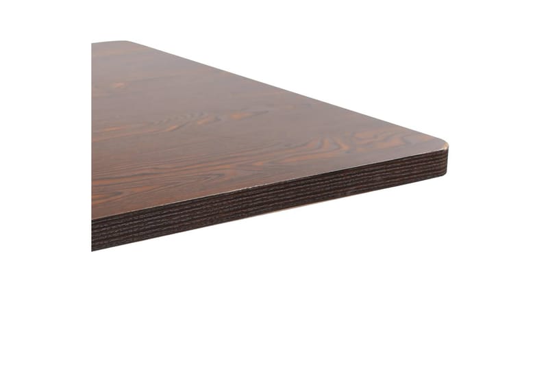 Bistropöytä tummanruskea 80x80 cm MDF - Ruskea - Puutarhakalusteet - Terassipöydät - Kahvilapöytä