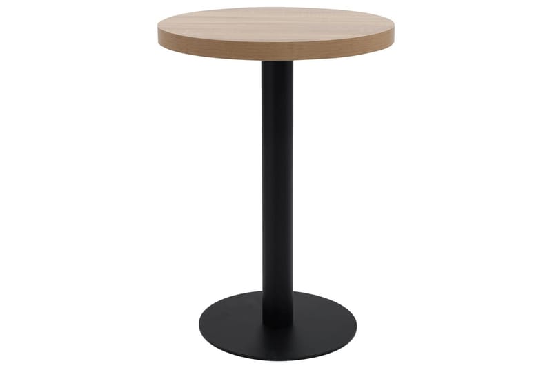 Bistropöytä vaaleanruskea 60 cm MDF - Kahvilapöytä