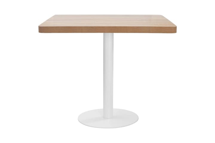 Bistropöytä vaaleanruskea 80x80 cm MDF - Kahvilapöytä