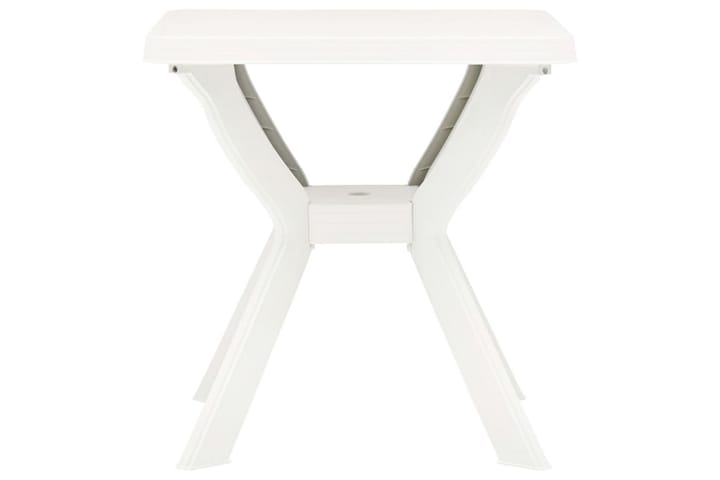 Bistropöytä valkoinen 70x70x72 cm muovi - Valkoinen - Kahvilapöytä