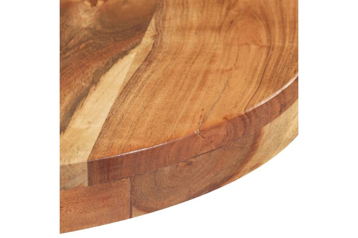 Bistropöytä pyöreä Ø80x75 cm täysi akaasiapuu - Ruskea - Kahvilapöytä