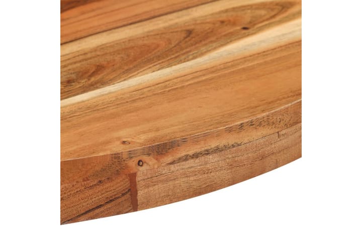Bistropöytä pyöreä 70x75 cm täysi akaasiapuu - Ruskea - Kahvilapöytä