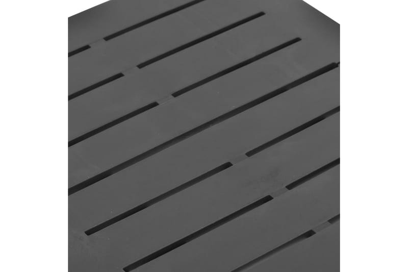 Kokoontaittuva puutarhapöytä antrasiitti 45x43x50 cm muovi - Antrasiitti - Puutarhakalusteet - Terassipöydät - Kahvilapöytä