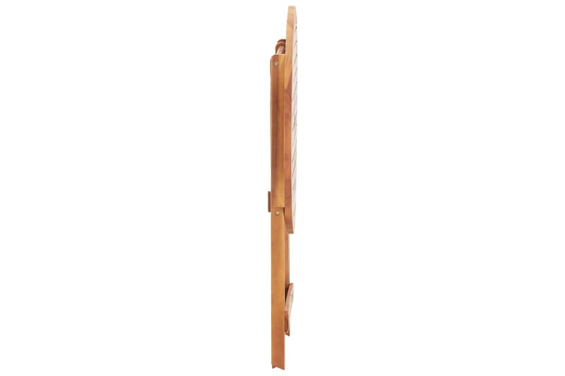 Kokoontaittuva puutarhapöytä 60x75 cm täysi akaasiapuu - Ruskea - Puutarhakalusteet - Terassipöydät - Kahvilapöytä