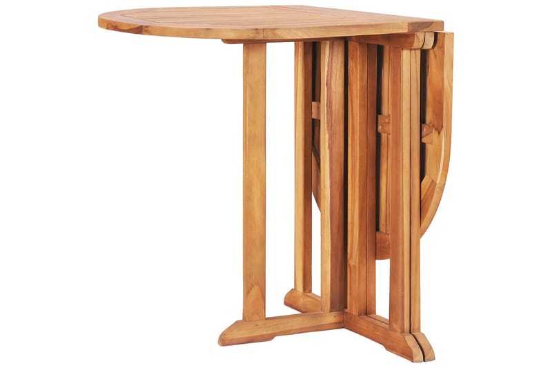 Kokoontaittuva perhosulkopöytä 120x70x75 cm tiikki - Ruskea - Puutarhakalusteet - Terassipöydät - Kahvilapöytä