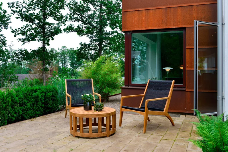 Pöytä Himmelsnäs 80 cm Ruskea - Hillerstorp - Puutarhakalusteet - Terassipöydät - Kahvilapöytä