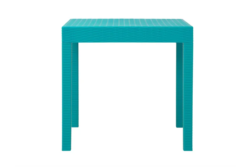 Pöytä Nadia 80x80 cm - Turkoosi - Puutarhakalusteet - Terassipöydät - Kahvilapöytä