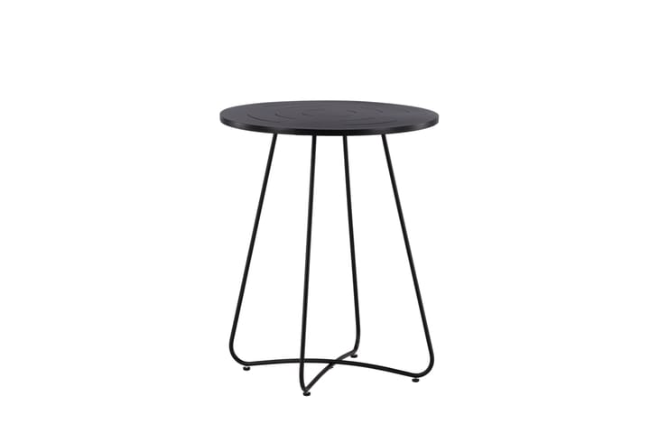 Parvekepöytä Bacong 60 cm Pyöreä Musta - Venture Home - Kahvilapöytä