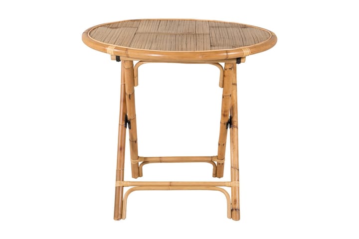 Parvekepöytä Chan Pyöreä 80 cm Ruskea - Venture Home - Kahvilapöytä