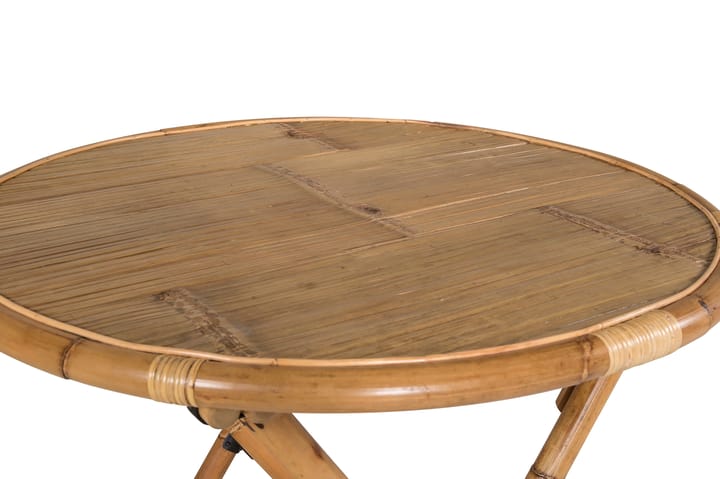 Parvekepöytä Chan Pyöreä 80 cm Ruskea - Venture Home - Kahvilapöytä