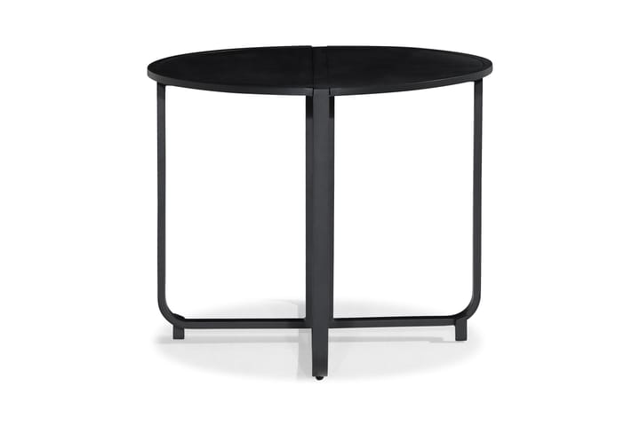 Parvekepöytä Flippy 90 cm Pyöreä - Musta - Kahvilapöytä