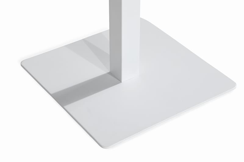 Parvekepöytä Tunis 70x70 cm - Valkoinen/Harmaa - Puutarhakalusteet - Terassipöydät - Kahvilapöytä