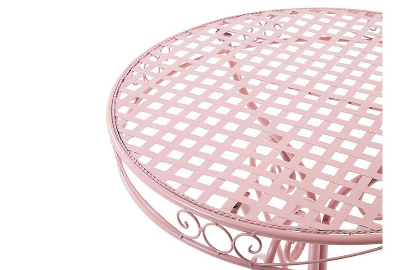 Puutarhapöytä Meskanaw - Vaaleanpunainen - Puutarhakalusteet - Terassipöydät - Kahvilapöytä