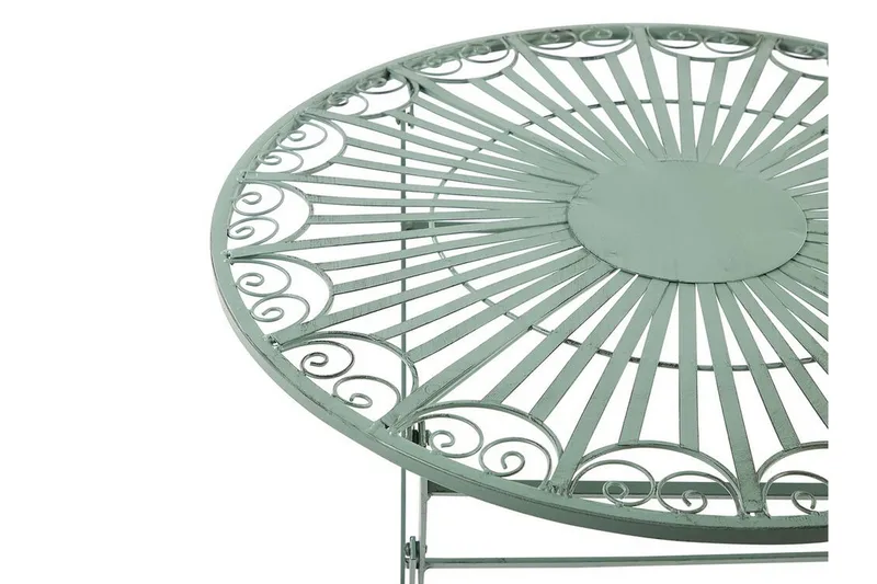 Puutarhapöytä Roccavione - Vihreä - Puutarhakalusteet - Terassipöydät - Kahvilapöytä