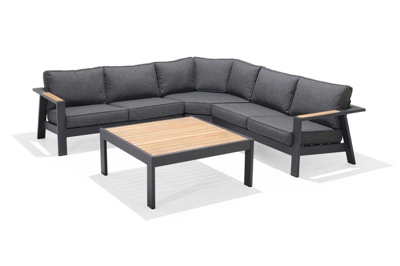 Sohvapöytä Palau 103 cm - Puu/Harmaa - Puutarhakalusteet - Terassipöydät - Kahvilapöytä