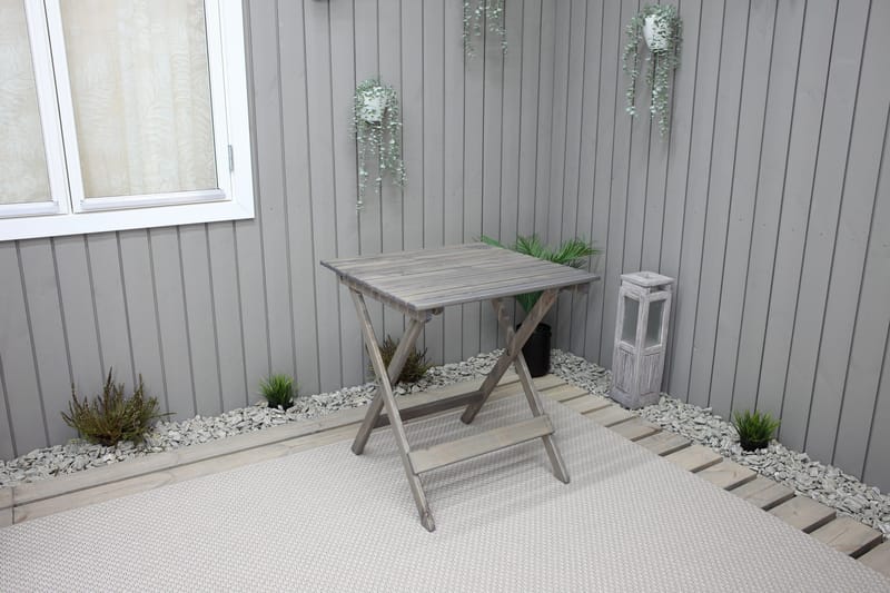 Taittopöytä Edilma 65 cm - Harmaa - Puutarhakalusteet - Terassipöydät - Kahvilapöytä
