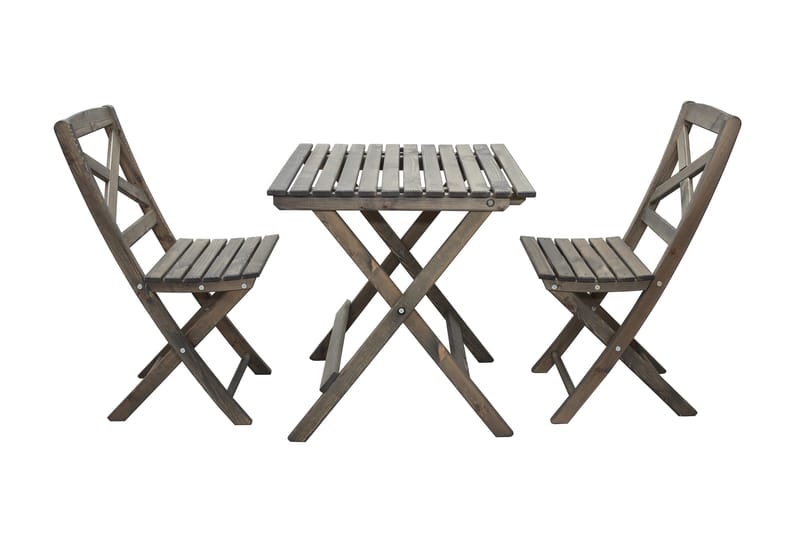 Taittopöytä Edilma 65 cm - Harmaa - Puutarhakalusteet - Terassipöydät - Kahvilapöytä