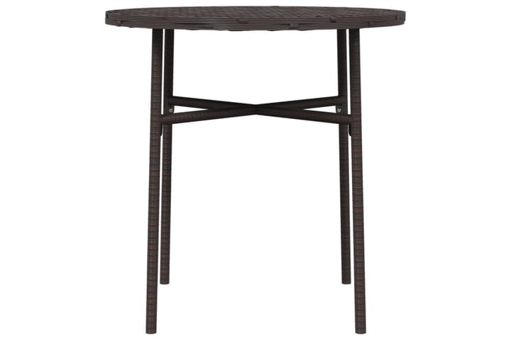 Teepöytä ruskea 45 cm polyrottinki - Ruskea - Kahvilapöytä