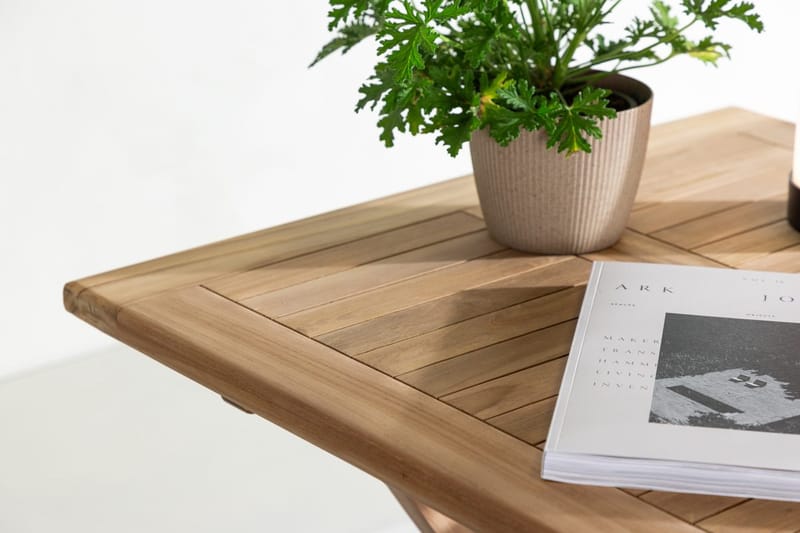 Kenya kahvilapöytä 70 cm ulkokäyttöön - Luonnonväri - Puutarhakalusteet - Terassipöydät - Kahvilapöytä