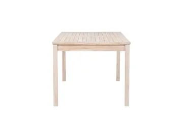 Kenya Ruokapöytä Ulkokäyttöön 90x180 cm - Whitewash - Puutarhakalusteet - Terassipöydät - Ruokapöytä terassille
