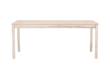 Kenya Ruokapöytä Ulkokäyttöön 90x180 cm - Whitewash - Puutarhakalusteet - Terassipöydät - Ruokapöytä terassille