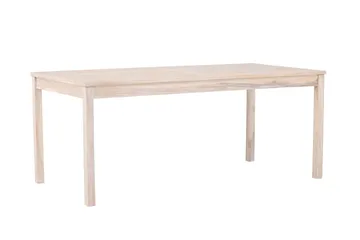 Kenya Ruokapöytä Ulkokäyttöön 90x180 cm - Whitewash - Puutarhakalusteet - Terassipöydät - Ruokapöytä terassille