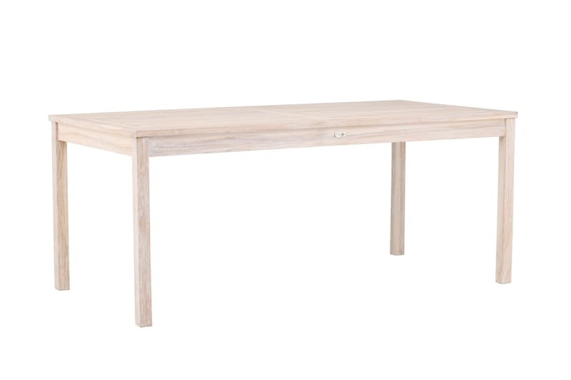 Kenya Ruokapöytä Ulkokäyttöön 90x180 cm - Whitewash - Puutarhakalusteet - Terassipöydät - Ruokapöytä terassille