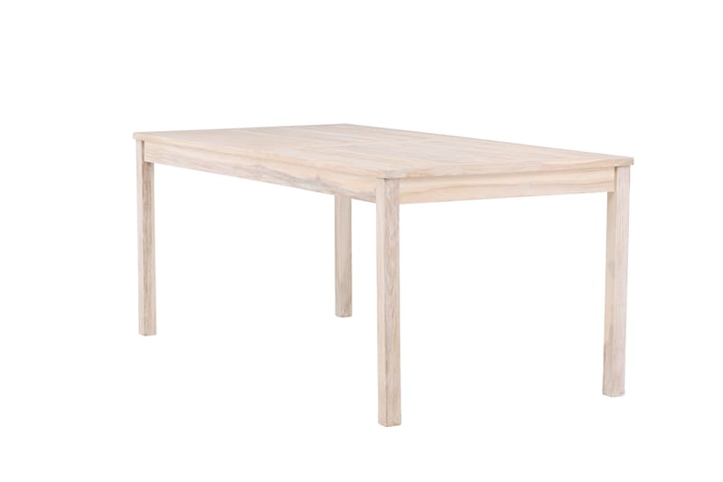 Kenya Ruokapöytä Ulkokäyttöön 90x180 cm - Whitewash - Puutarhakalusteet - Terassipöydät - Ruokapöytä terassille