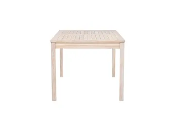 Kenya Ruokapöytä Ulkokäyttöön 90x180 cm - Whitewash - Puutarhakalusteet - Terassipöydät - Ruokapöytä terassille