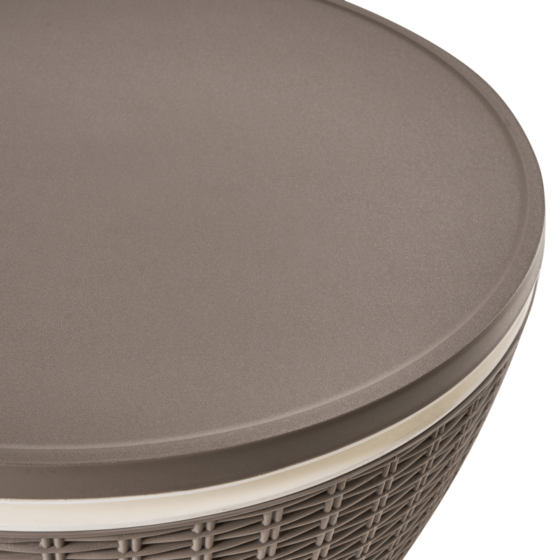 Kylmäkaappi/baaripöytä ulos Aisa 49 cm puujäljitelmä - ruskea - Puutarhakalusteet - Terassipöydät - Baaripöytä ulos